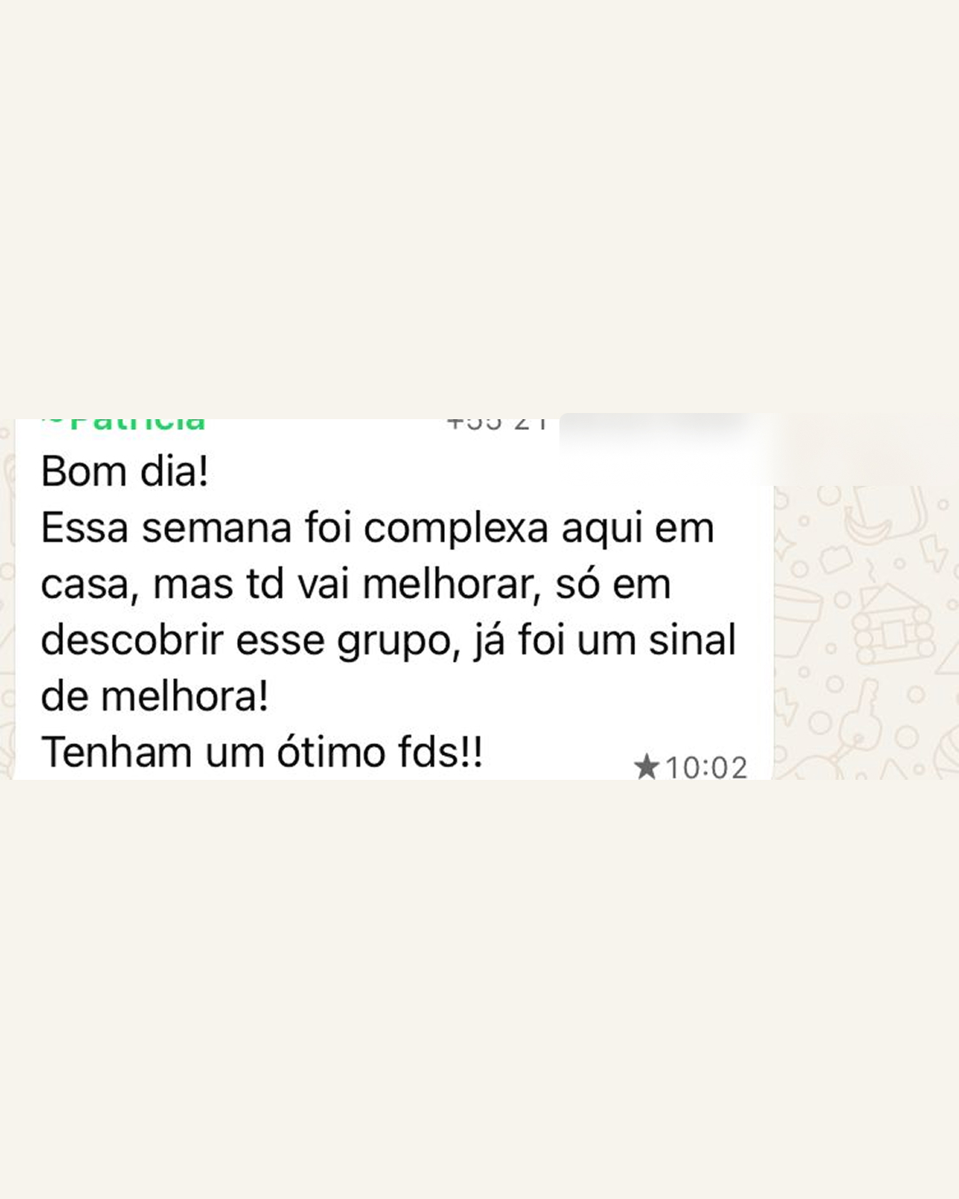 Depoimento 5 de mãe da comunidade Conexão Mãe